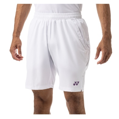 Yonex Tennishose Short Wimbledon 2024 kurz weiss Herren